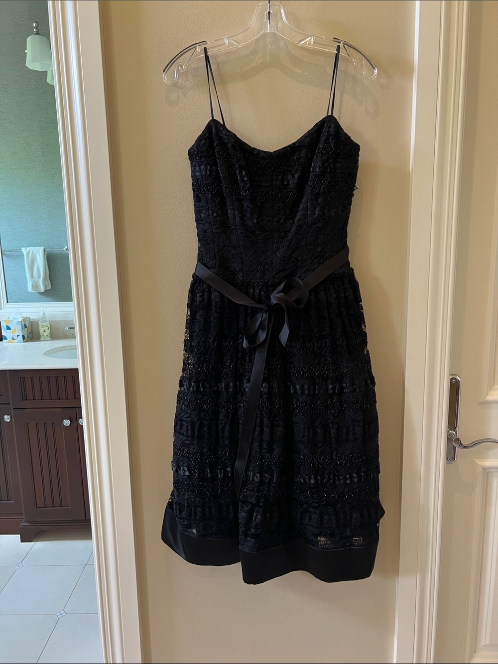 Veronique Young Black Lace Dress